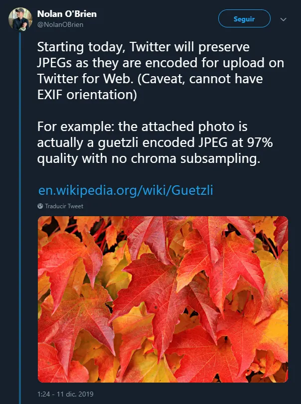 Geeknetic Twitter ha realizado cambios en su sistema de subida de imágenes JPEG para preservar la calidad 1