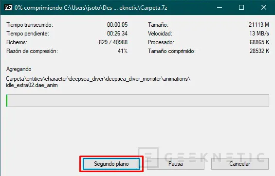 Geeknetic Cómo comprimir archivos a 7z con 7Zip en Windows 4