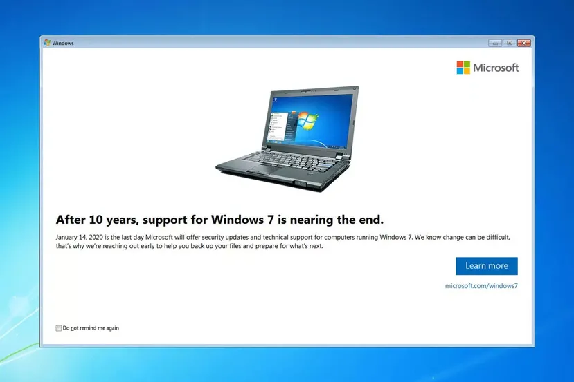 Geeknetic Microsoft retira el soporte a Windows 7 convirtiéndolo en un sistema operativo obsoleto 1
