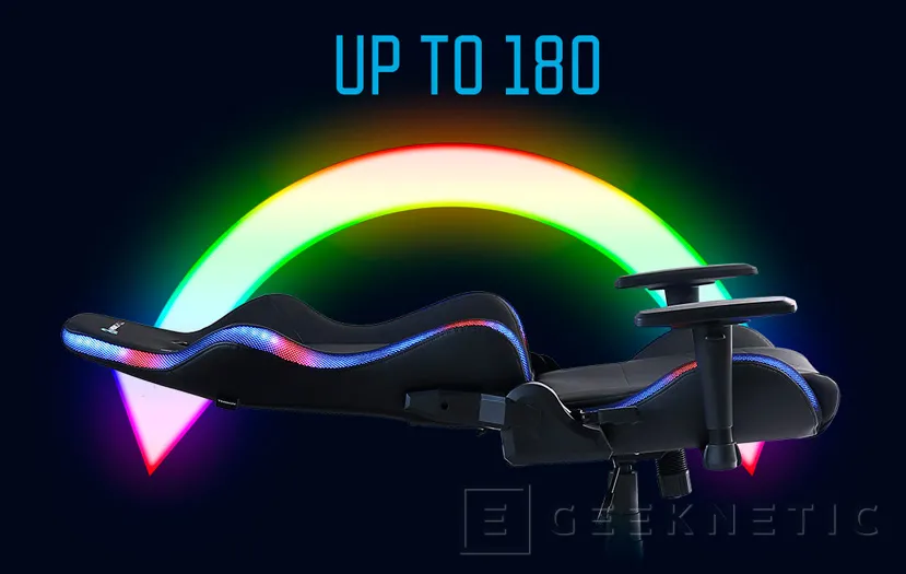Geeknetic Newskill presenta Kitsune RGB V2, una silla gaming con múltiples modos de iluminación RGB por 199,95 euros 2