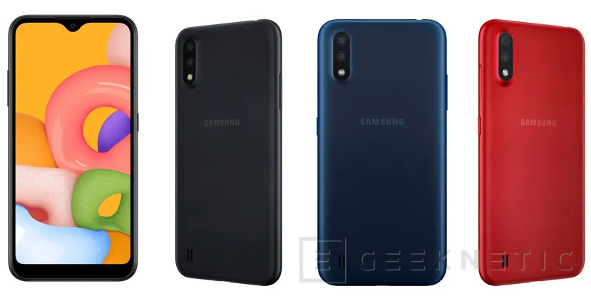 Geeknetic El Samsung Galaxy A01 llega con 128 GB de memoria interna, pantalla HD+ y hasta 8 GB de RAM 1