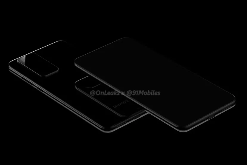 Geeknetic Los primeros renders del Huawei P40 Pro dejan entrever una pantalla con cuatro curvas 3