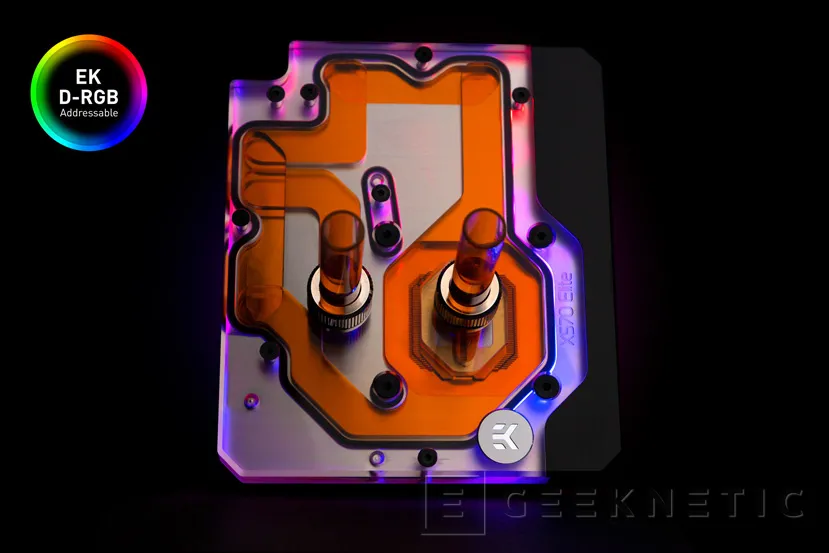 Geeknetic EK lanza su monobloque Quantum para las AORUS X570 Elite 1