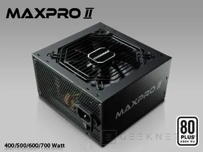 Geeknetic Las fuentes Enermax MaxPro II de hasta 700 W salen a la venta desde 40 Euros 1
