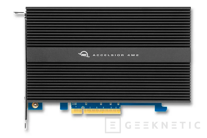 Geeknetic Hasta 8TB y más de 6000 MB/s en los nuevos Accelsior 4M2 PCIe 3.0 M.2 NVMe SSD de OWC 1
