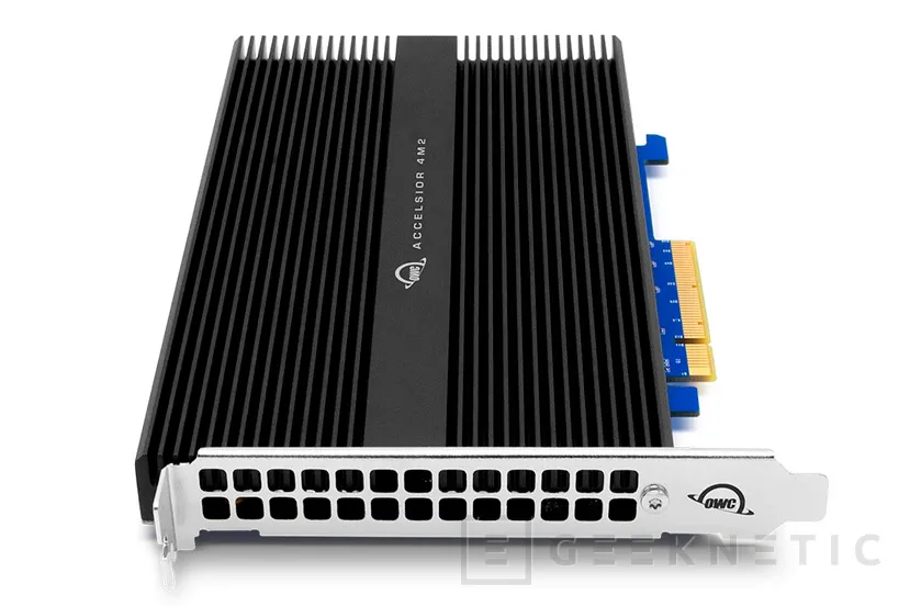 Geeknetic Hasta 8TB y más de 6000 MB/s en los nuevos Accelsior 4M2 PCIe 3.0 M.2 NVMe SSD de OWC 3