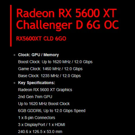 Geeknetic Las especificaciones de la tarjeta gráfica AMD RX 5600 XT se filtran al completo y llegará con 2304 Stream Processors 1
