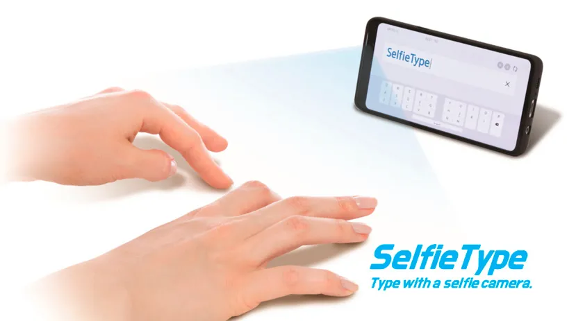 Geeknetic Samsung presenta Selfie Type, un teclado virtual fuera de la pantalla para móviles y tabletas Android  1