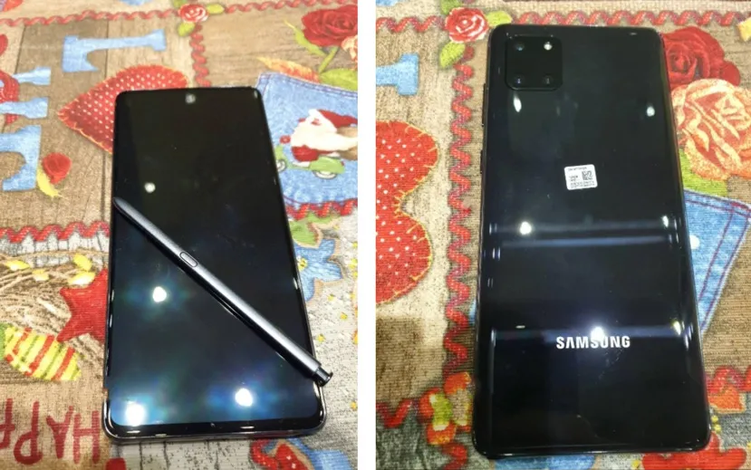Geeknetic Filtradas las primeras imágenes reales del Samsung Galaxy Note 10 Lite 2