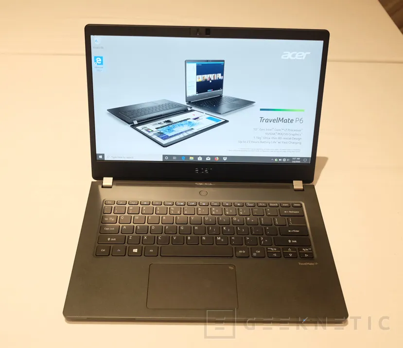 Geeknetic Nuevo TravelMate P6 de Acer, con hasta Intel Core i7 de 10 Gen y 23 horas de batería en tan solo 1.1 Kg de peso y 16.6 mm de grosor 4