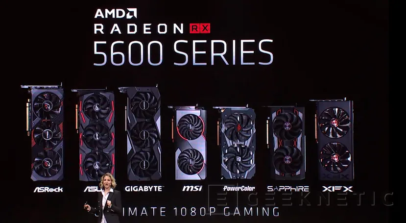 Geeknetic Las AMD Radeon RX 5600 XT y RX 5600 ya son oficiales con 2340 y 2048 SPs junto a nuevos modelos para portátiles  1