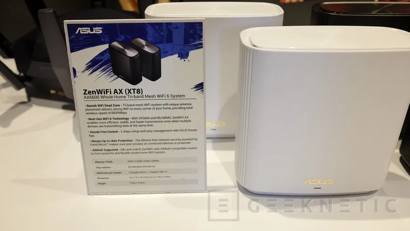 Geeknetic El ASUS ZenWiFi AX (XT8) es un sistema mesh formado por dos routers WiFi 6 a 6600 Mbps con WAN de 2,5 GbE 3