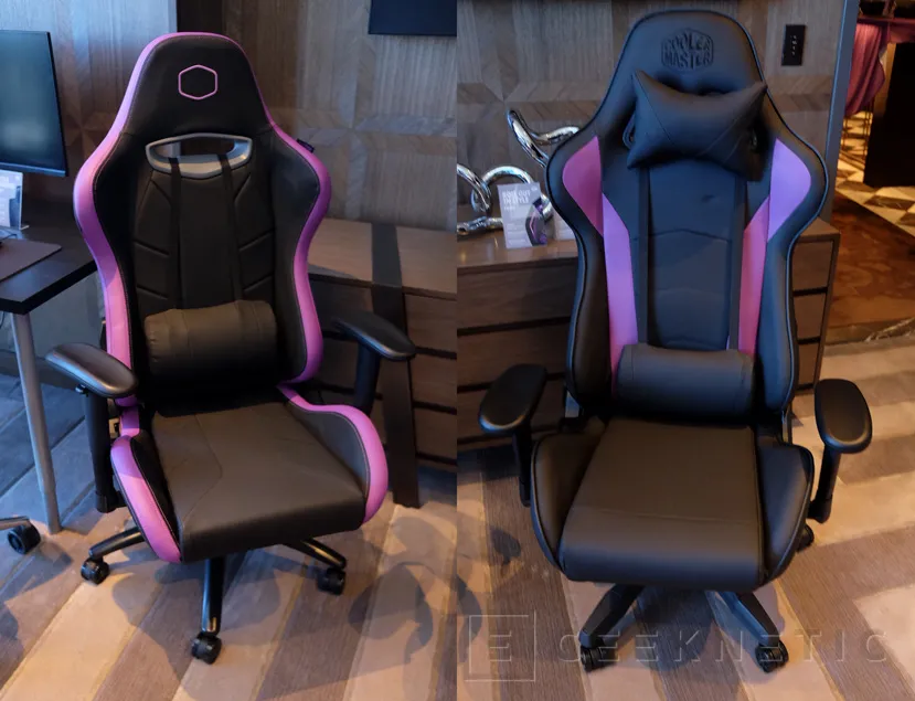 Geeknetic Nuevas sillas gaming ergonómicas Cooler Master Caliber X1 y Ergo L 2