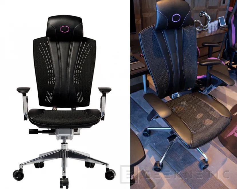 Geeknetic Nuevas sillas gaming ergonómicas Cooler Master Caliber X1 y Ergo L 4