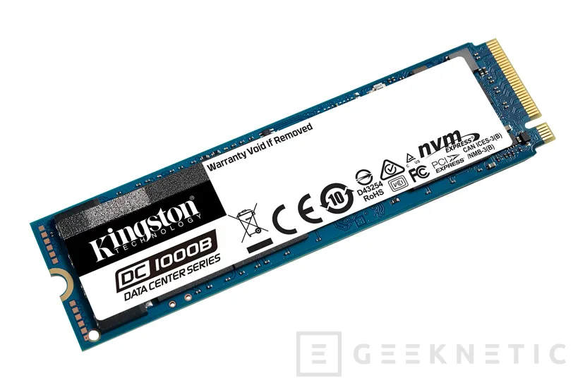 Geeknetic Kingston anuncia sus SSD NVMe DC1000B con protección anti pérdida de energía PLP  para centros de datos  1