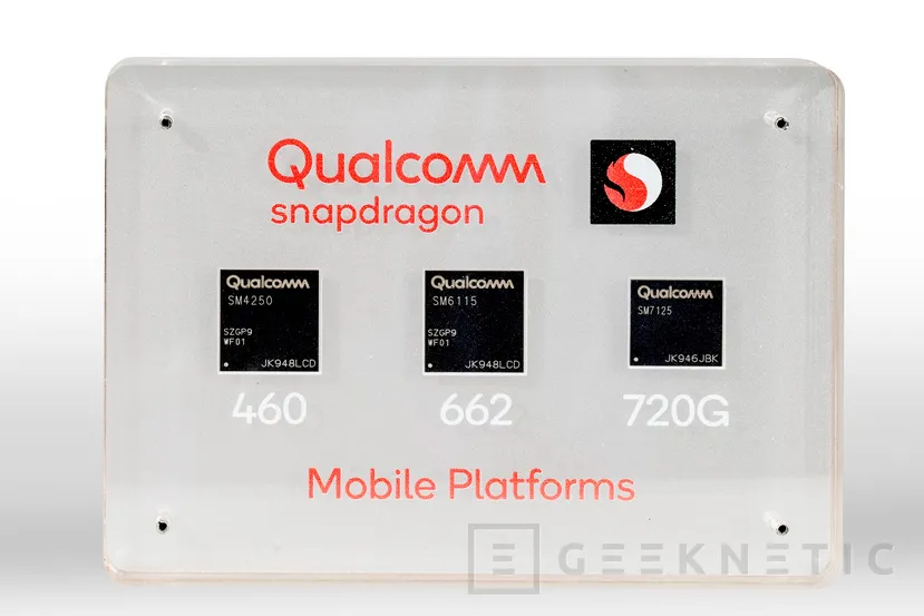 Geeknetic Qualcomm renueva su propuesta de SoCs de gama media 4G con los nuevos Snapdragon 720G, Snapdragon 662 y Snapdragon 460  1