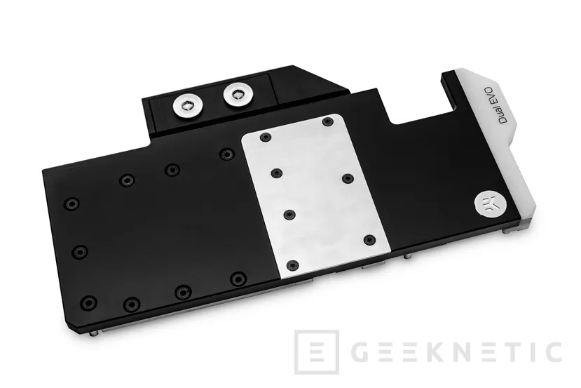 Geeknetic Ya disponibles los bloques de refrigeración líquida EK Quantum Vector DRGB para las ASUS RTX 2070 y 2080 DUAL 1