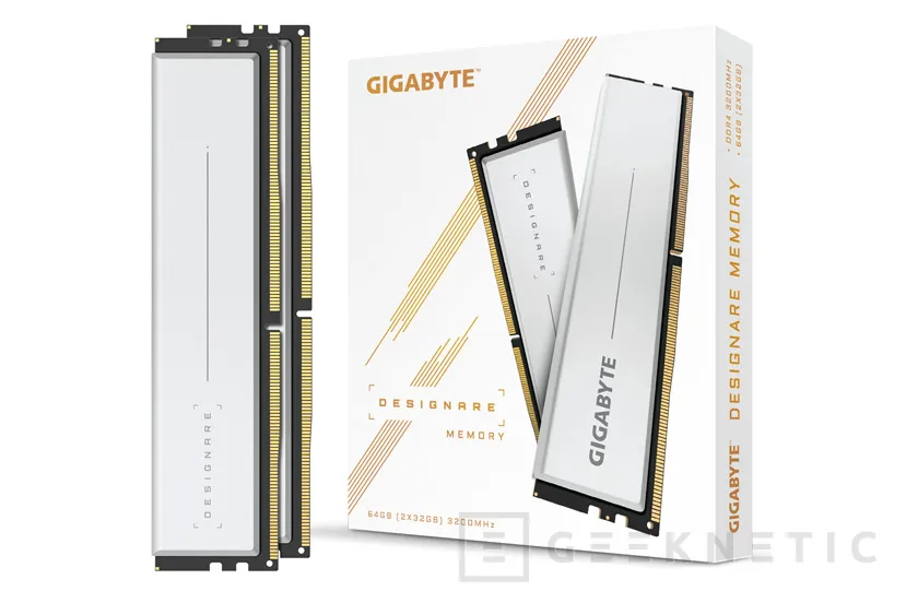 Geeknetic Gigabyte anuncia su kit de memoria DDR4 Designare con 64 GB a 3.200 MHz 1