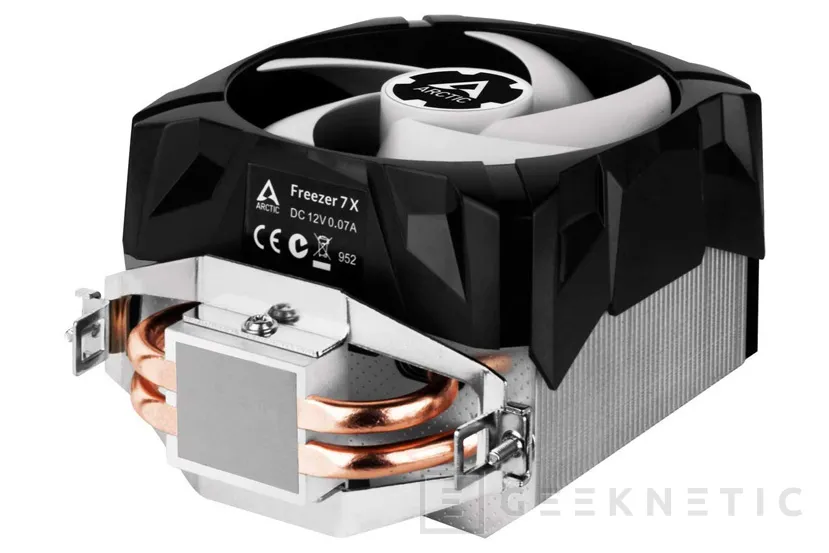 Geeknetic El nuevo Arctic Freezer 7X cuenta con dos heatpipes de contacto directo y compatibilidad con AM4 y LGA 1200 1