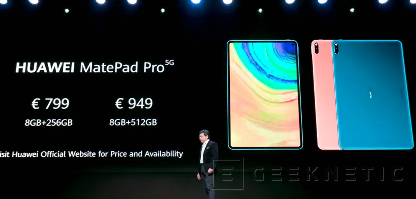 Geeknetic Llega a Europa el Huawei MatePad Pro con conectividad 5G y carga inalámbrica 9
