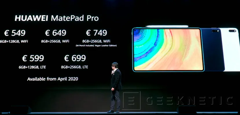 Geeknetic Llega a Europa el Huawei MatePad Pro con conectividad 5G y carga inalámbrica 8