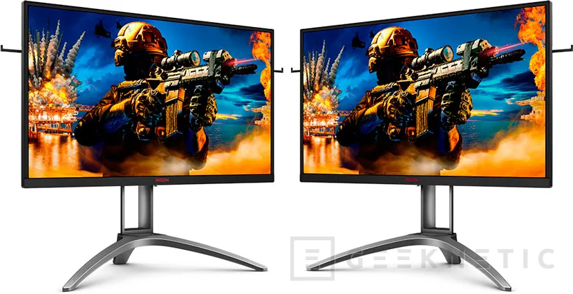 Geeknetic El monitor gaming AOC Agon AG273QZ llega para dominar la resolución WQHD con sus 240 Hz de refresco en el panel TN de 0.5 ms 1