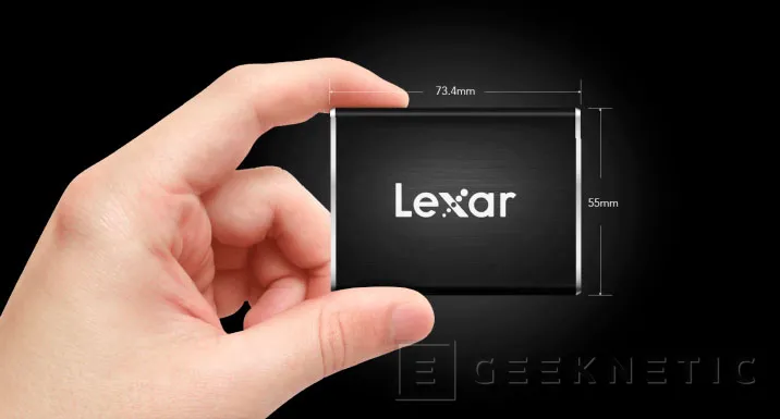 Geeknetic Lexar lanza su SSD externo SL100 Pro en 500 GB y 1 TB con encriptación AES 256-bit y protección ante vibraciones 1