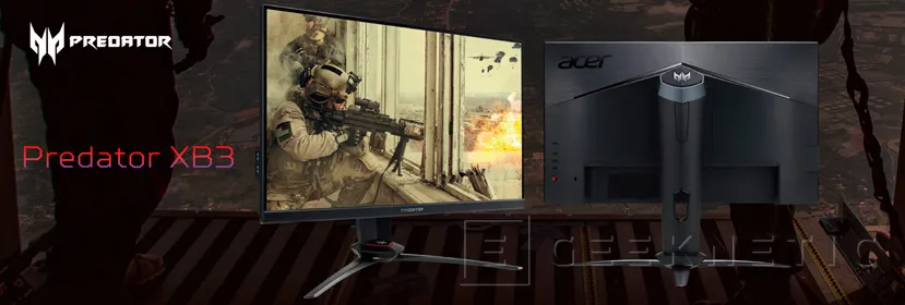Geeknetic Acer amplía su catálogo de monitores gaming Predator con dos modelos a 240 Hz y con HDR400  2