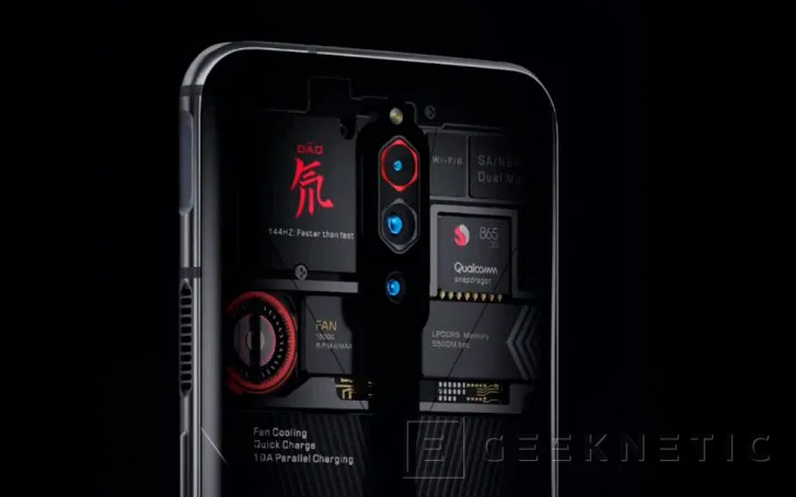 Geeknetic Pantalla AMOLED a 144 Hz y hasta 16 GB de RAM en el smartphone gaming Nubia Red Magic 5G 3