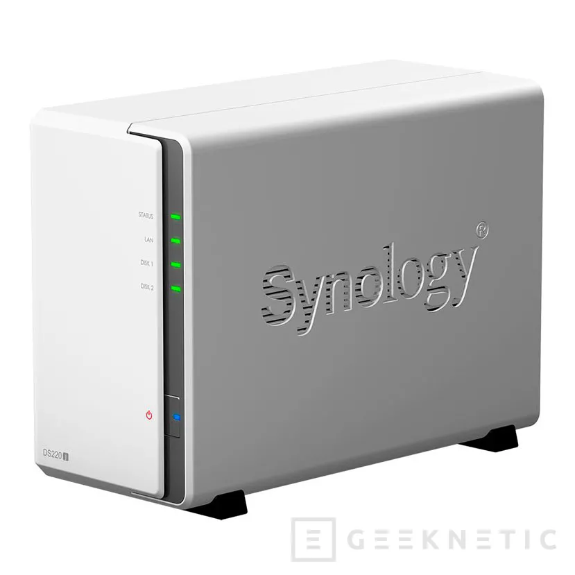 Geeknetic Synology lanza el NAS de entrada DS220j con dos bahías para almacenar hasta 32 TB 1