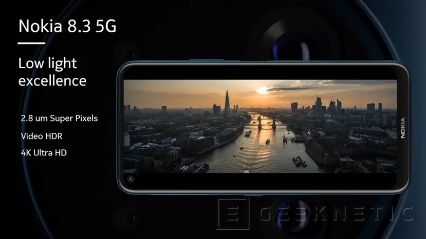 Geeknetic El nuevo Nokia 8.3 llega al mercado con conectividad 5G, pantalla de 6.8 pulgadas y lentes Zeiss 3