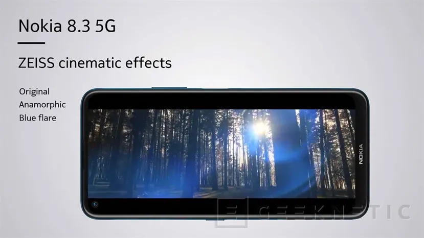 Geeknetic El nuevo Nokia 8.3 llega al mercado con conectividad 5G, pantalla de 6.8 pulgadas y lentes Zeiss 4