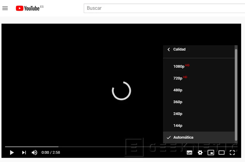 Geeknetic YouTube limitará a 480p la calidad de todos sus vídeos para todo el mundo, aunque se podrá aumentar a mano 2