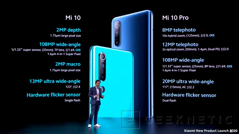 Geeknetic Xiaomi lanza tres smartphones Mi 10, siendo el Mi 10 Pro el mejor smartphone del mundo en calidad fotográfica según DxOMark 3
