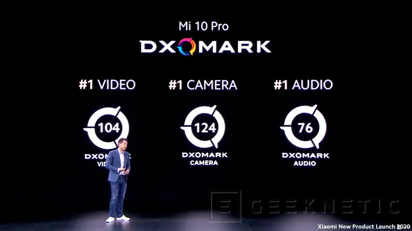 Geeknetic Xiaomi lanza tres smartphones Mi 10, siendo el Mi 10 Pro el mejor smartphone del mundo en calidad fotográfica según DxOMark 8