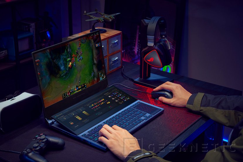 Geeknetic La pantalla secundaria ScrenPad Plus llega al nuevo ASUS ROG Zephyrus Duo 15 con gráficas RTX 2080 Super y CPU Intel Core i9 de 10ª gen 5