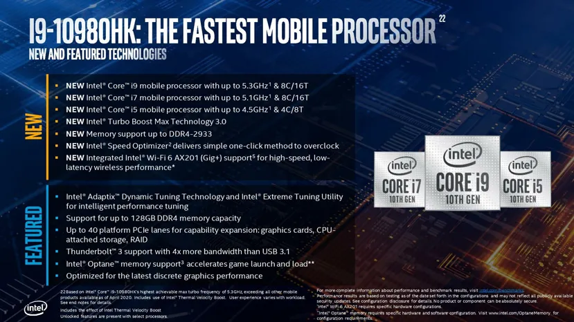 Geeknetic El Intel Core i9-10980HK consume 135W a su frecuencia boost de 5.3GHz 1