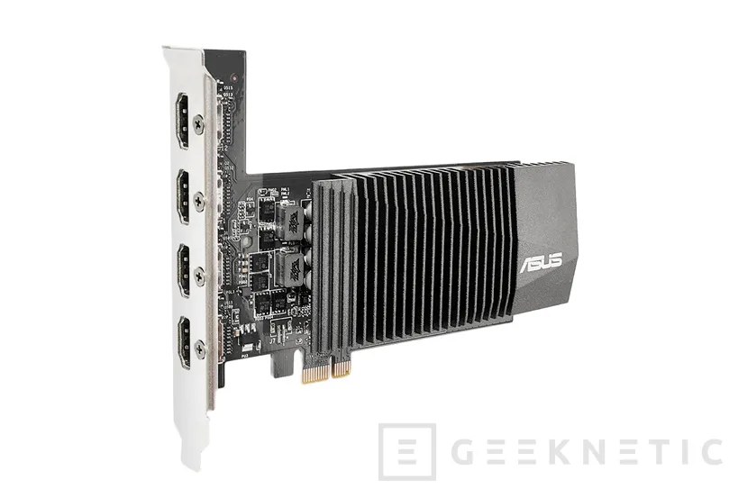 Geeknetic Asus lanza una GeForce GT 710 pasiva y de perfil bajo con cuatro HDMI para sistemas multimonitor 1