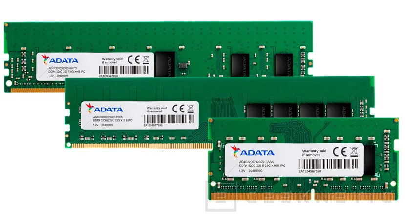 Geeknetic Los nuevos módulos de 32 GB de memoria DDR4-3200 de ADATA están pensados para entornos industriales 1