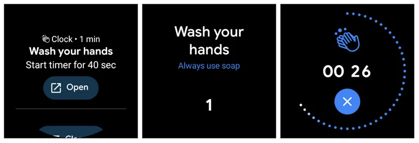 Geeknetic Wear OS nos recordará periódicamente que nos lavemos las manos 1