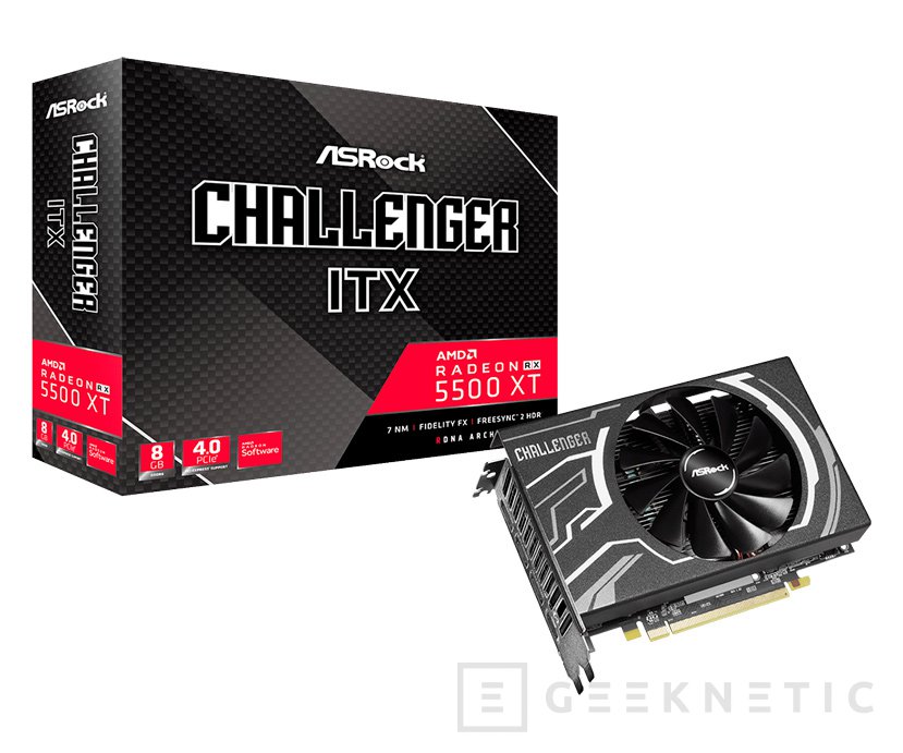 ASRock anuncia la Radeon RX 5500XT ITX 8G con formato ultra compacto
