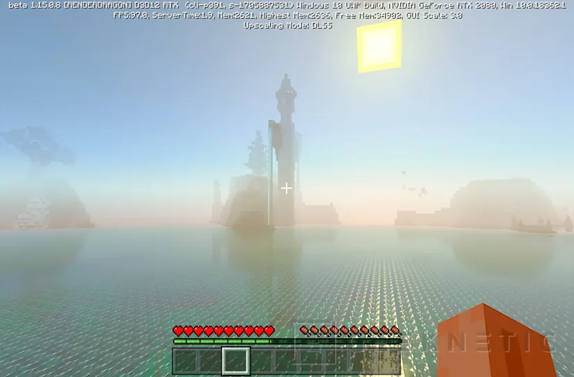 Geeknetic Así luce el raytracing en la nueva beta de Minecraft RTX 1