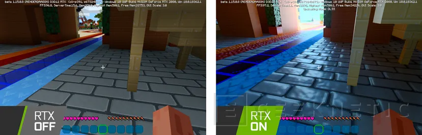 Geeknetic Así luce el raytracing en la nueva beta de Minecraft RTX 7