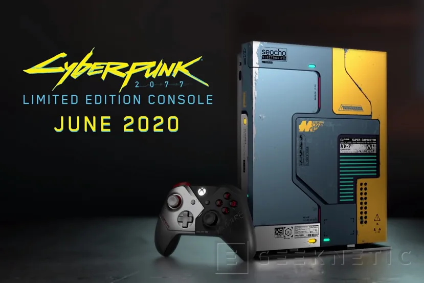 Geeknetic Microsoft anuncia la Xbox One X tematizada de Cyberpunk 2077 en edición limitada 1