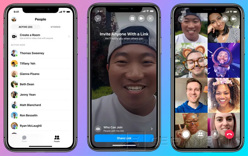 Geeknetic Facebook lanza Messenger Rooms, un sistema de videollamadas con soporte para 50 personas 1