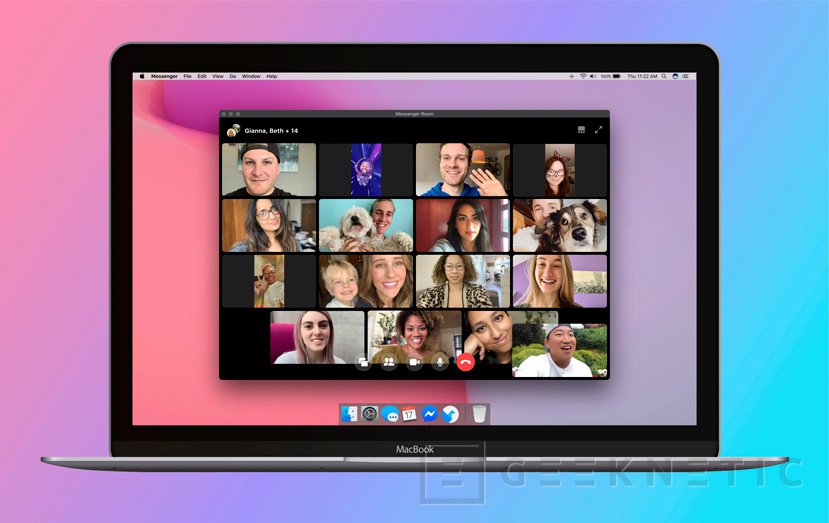 Geeknetic Facebook lanza Messenger Rooms, un sistema de videollamadas con soporte para 50 personas 2