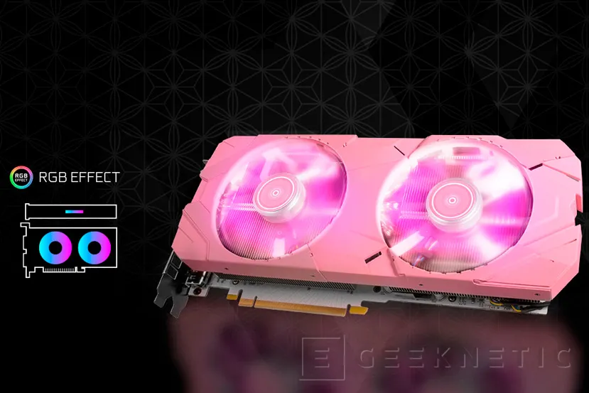 Geeknetic Overclock de serie y un llamativo color rosa en la nueva GALAX RTX 2070 Super EX Pink Edition 1