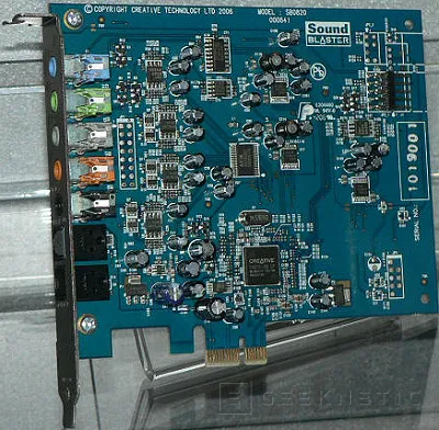 Creative muestra su primera tarjeta PCI Express, Imagen 1