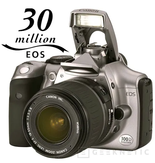 Canon supera los 30 millones de cámaras Reflex EOS vendidas, Imagen 1
