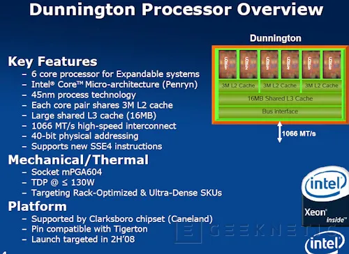 Intel prepara un Penryn de 6 núcleos, Imagen 1